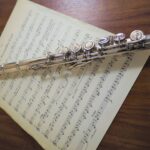 フルートと楽譜